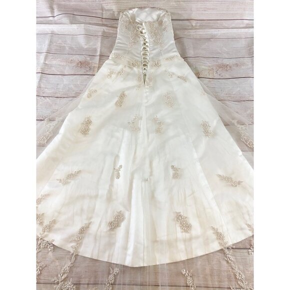 Maggie Sottero Couture Women's Champage Ohelia Embellished Wedding Gown - 4 - Picture 16 of 17